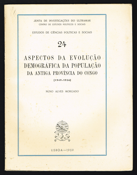 ASPECTOS DA EVOLUO DEMOGRFICA DA POPULAO DA ANTIGA PROVNCIA DO CONGO ( 1949-1956)